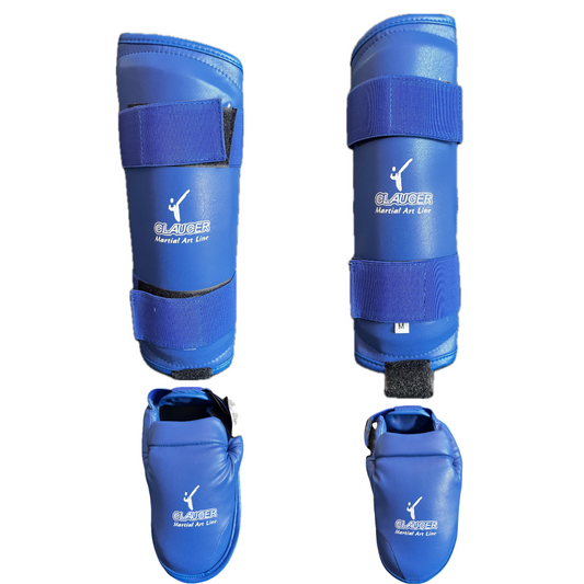 Espinilleras Azules para Karate