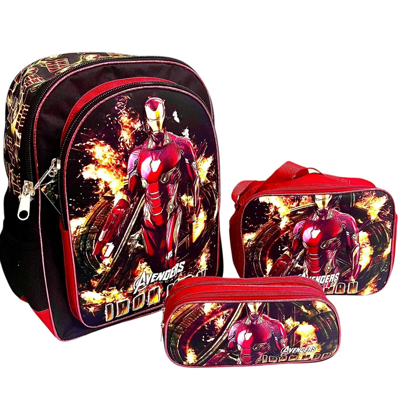 Combo Infantil: Mochila + Lonchera + Estuche para Útiles
