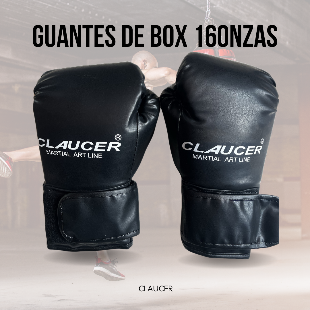 Guantes de Box Negros 16 oz