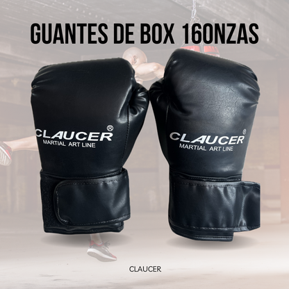 Guantes de Box Negros 16 oz