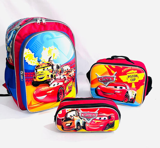 Combo Infantil: Mochila + Lonchera + Estuche para Útiles