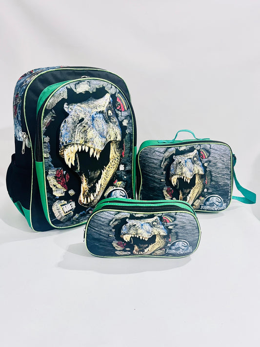Combo Infantil: Mochila + Lonchera + Estuche para Útiles