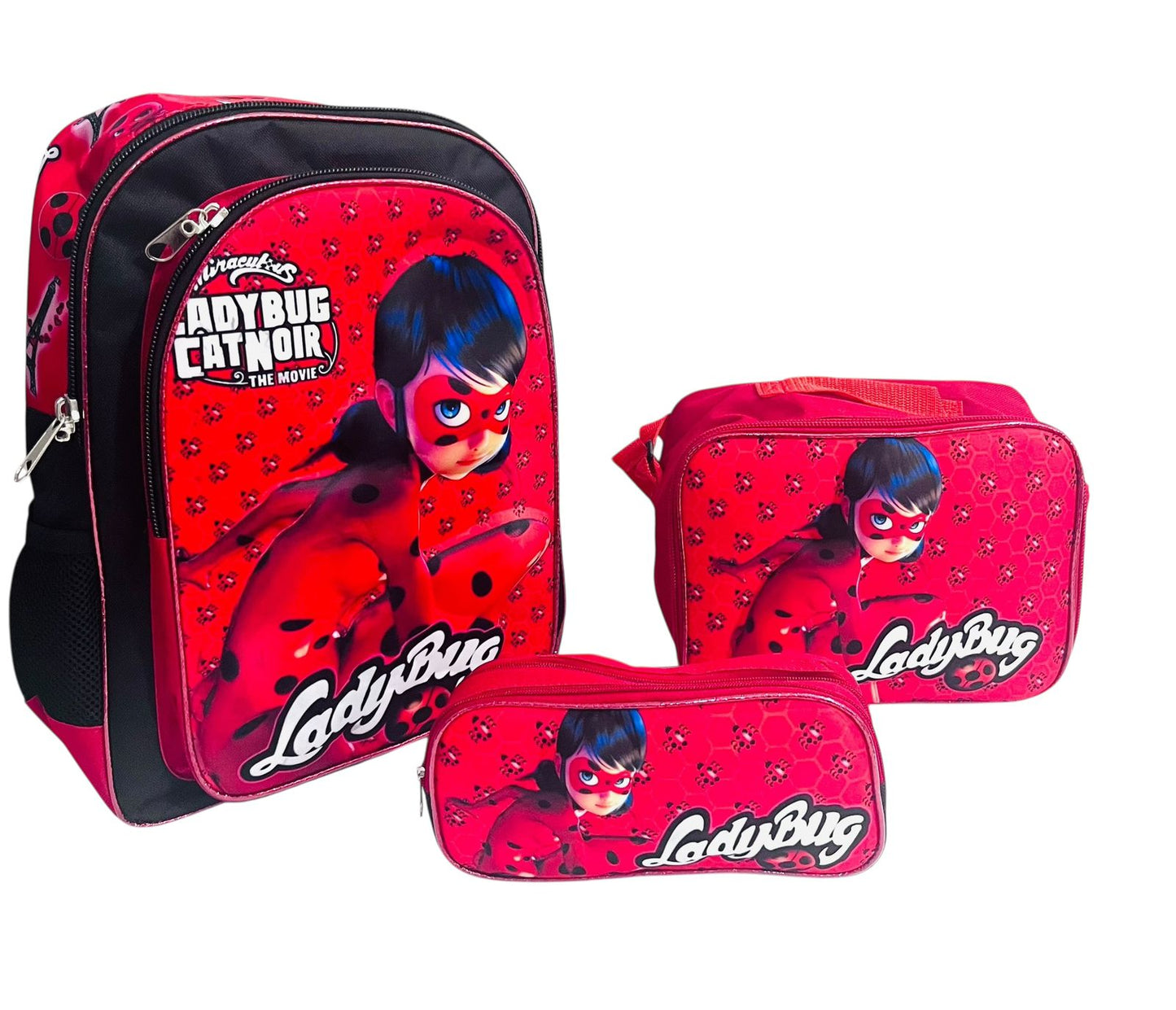 Combo Infantil: Mochila + Lonchera + Estuche para Útiles