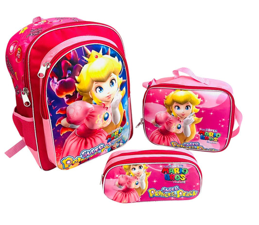 Combo Infantil: Mochila + Lonchera + Estuche para Útiles