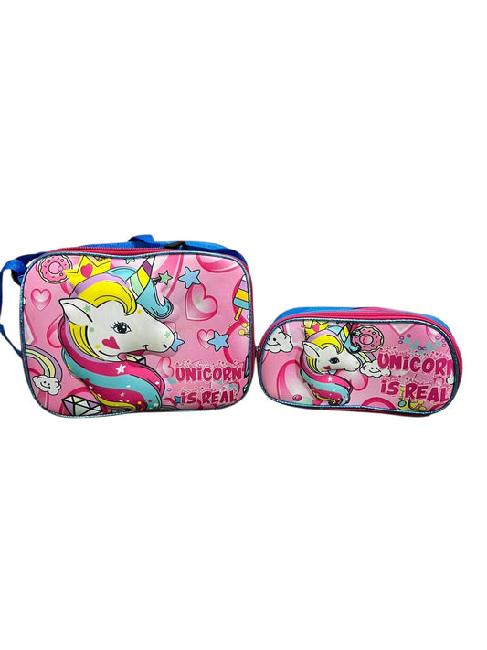 Combo Infantil: Lonchera + Estuche para Útiles Escolares