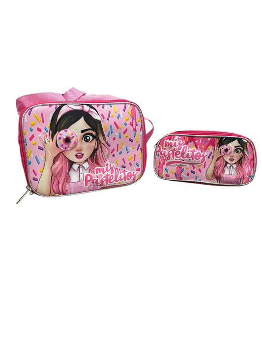 Combo Infantil: Lonchera + Estuche para Útiles Escolares