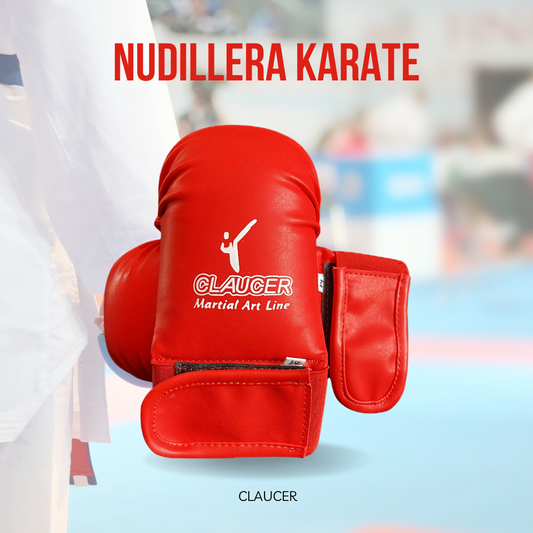 Nudillera para Karate Color Rojo