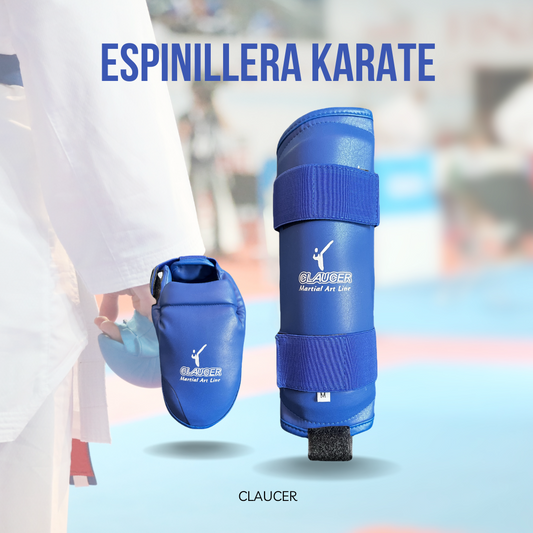 Espinilleras Azules para Karate